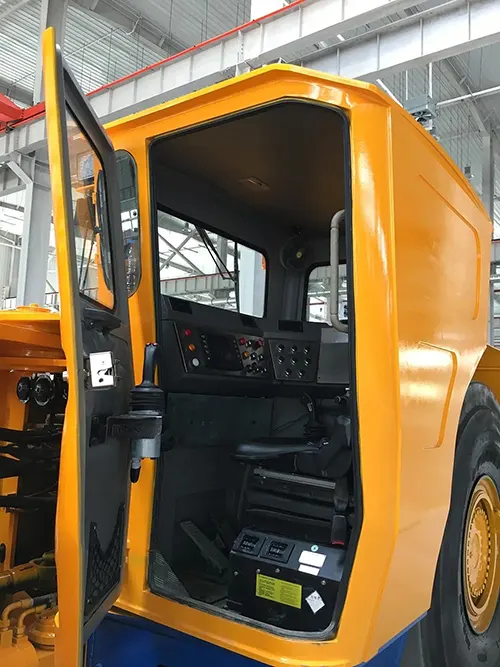 10 Powerful Features of the CNR-LHD-80D Underground Mining LHD Loader PRST06 - CNR-LHD-80D Underground Mining LHD Loader - cab interior view