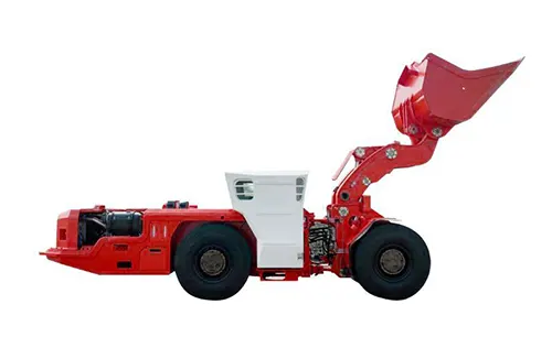 Underground Loader - 6 Must-Know Facts - The Unsung Hero of Mining Operations PRST02 - underground loader - right side view