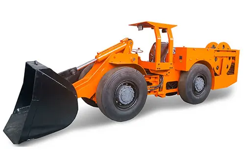 Underground Loader - 6 Must-Know Facts - The Unsung Hero of Mining Operations PRST03 - underground loader - front left view